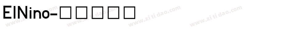 ElNino字体转换 ElNino字体转换