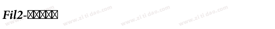 Fil2字体转换