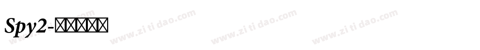 Spy2字体转换