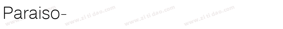 Paraiso字体转换