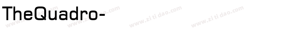 TheQuadro字体转换