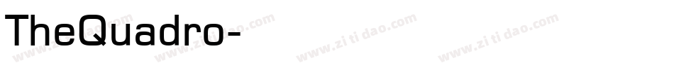 TheQuadro字体转换