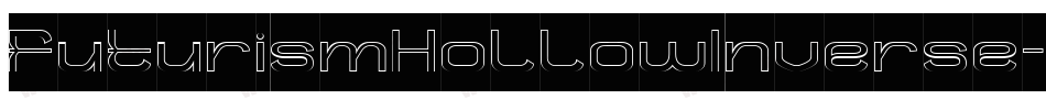 FuturismHollowInverse-Jlom字体转换