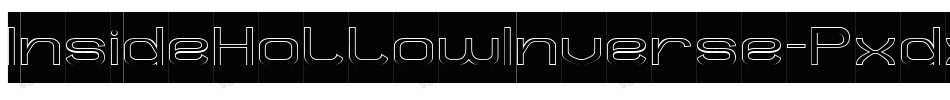 InsideHollowInverse-Pxdx字体转换 InsideHollowInverse-Pxdx字体转换