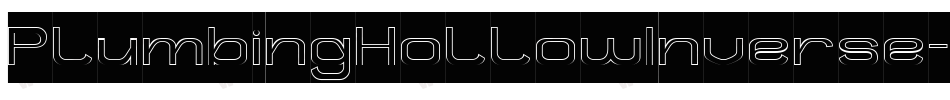 PlumbingHollowInverse-MnJn字体转换