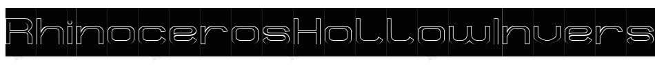 RhinocerosHollowInverse-Wyym9字体转换