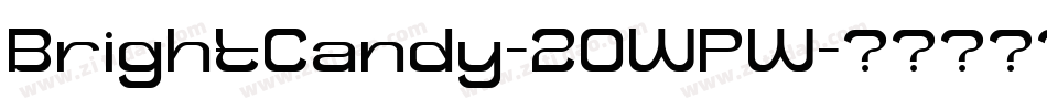 BrightCandy-2OWPW字体转换