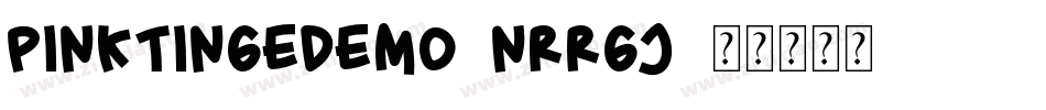 PinkTingeDemo-nRrGJ字体转换