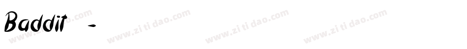 Baddit转换器字体转换