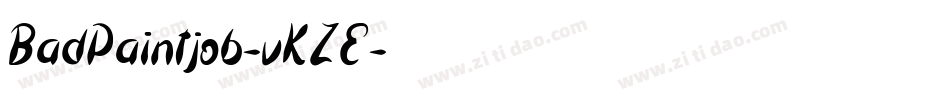 BadPaintjob-vKZE字体转换