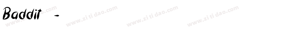 Baddit转换器字体转换