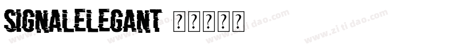 SignalElegant字体转换