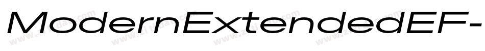 ModernExtendedEF-BookIta字体转换