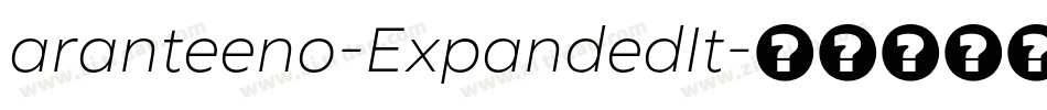 aranteeno-ExpandedIt字体转换