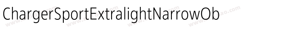 ChargerSportExtralightNarrowOblique-9rmy字体转换