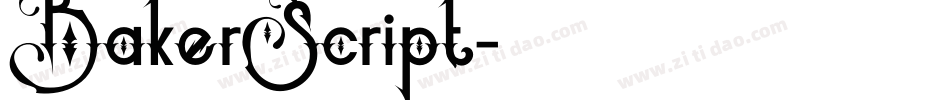 BakerScript字体转换