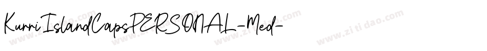 KurriIslandCapsPERSONAL-Med字体转换