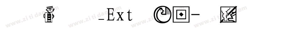 宋体镜像字_Ext手机版字体转换