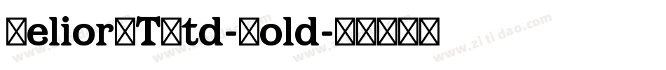MeliorLTStd-Bold字体转换