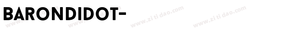 BaronDidot字体转换