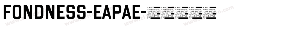 Fondness-Eapae字体转换