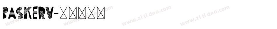 baskerv字体转换