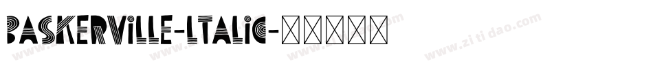 baskerville-ltalic字体转换 baskerville-ltalic字体转换