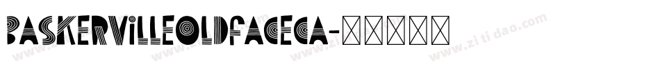 baskervilleoldfaceca字体转换