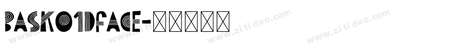 Bask01dFace字体转换