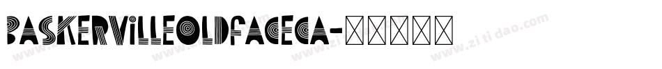 baskervilleoldfaceca字体转换