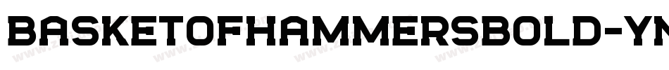 BasketOfHammersBold-Yno字体转换