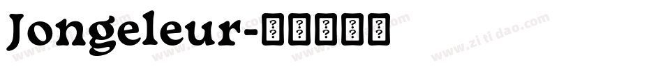 Jongeleur字体转换