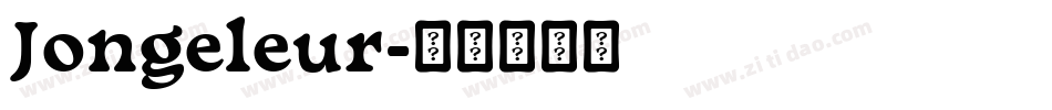 Jongeleur字体转换