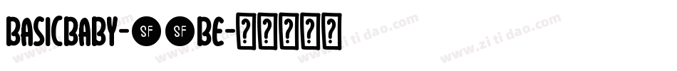 Basicbaby-14Be字体转换