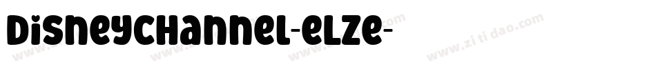 DisneyChannel-eLze字体转换