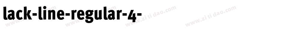 lack-line-regular-4字体转换