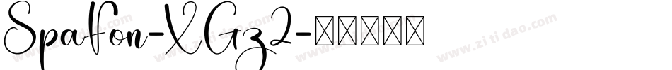 SpaFon-XGz2字体转换
