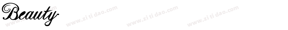 Beauty字体转换