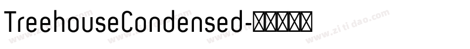 TreehouseCondensed字体转换