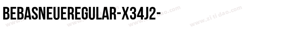 BebasNeueRegular-X34j2字体转换