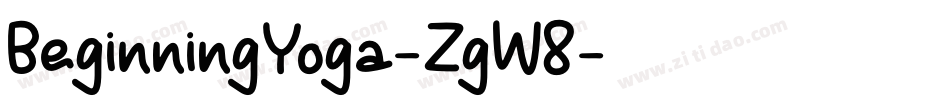 BeginningYoga-ZgW8字体转换
