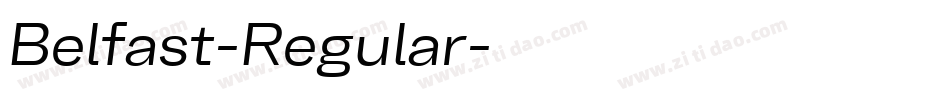 Belfast-Regular字体转换 Belfast-Regular字体转换