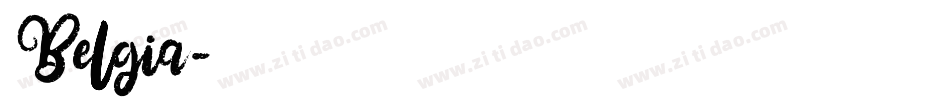 Belgia字体转换
