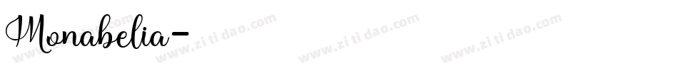 Monabelia字体转换