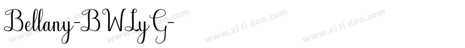 Bellany-BWLyG字体转换