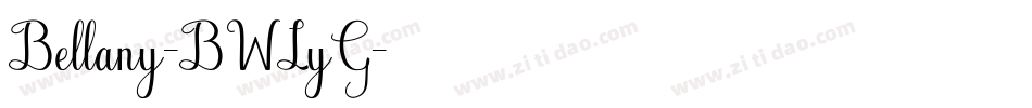 Bellany-BWLyG字体转换