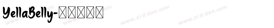YellaBelly字体转换