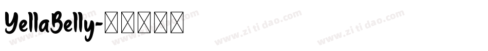 YellaBelly字体转换