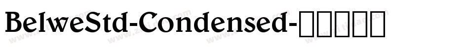 BelweStd-Condensed字体转换