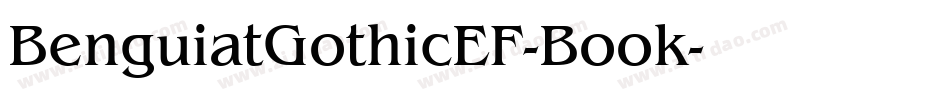 BenguiatGothicEF-Book字体转换 BenguiatGothicEF-Book字体转换